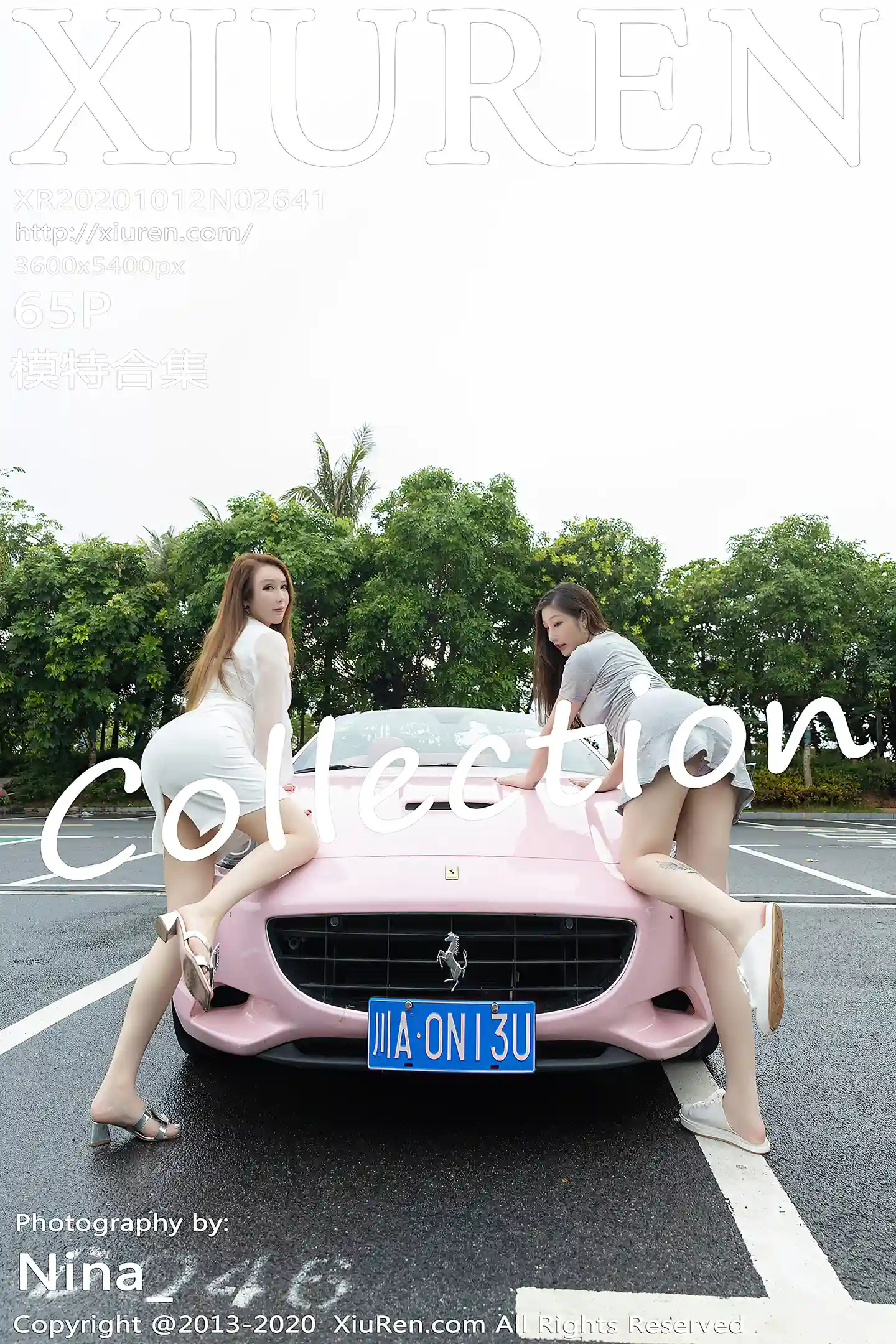 [XiuRen秀人网] 2021.03.28 VOL.2641 女神Egg-尤妮丝＆妲己 Toxic倾情出境香车美人主题迷人诱惑写真65P-秀人网官方网站